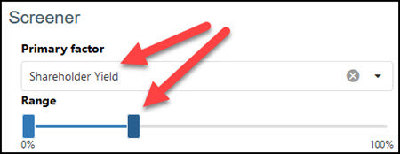 Shareholder yield investment strategy stock screen  3