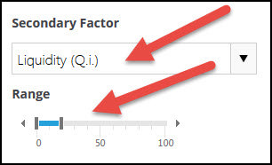 How to get only low liquidity companies using the stock screener