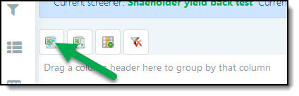 Export stock screener to Excel
