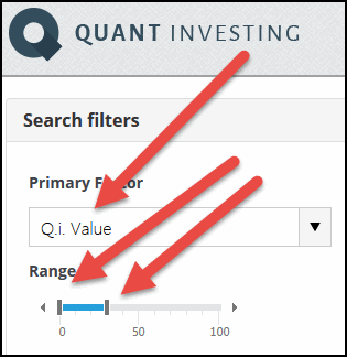 Select the best 30% Qi Value Companies
